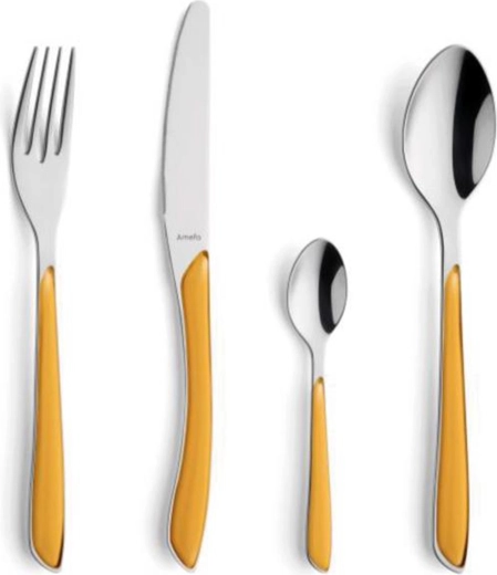 Sada příborů Amefa Éclat 24 ks žlutá