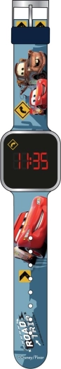 Diakakis digitální LED hodinky Cars - 1 kus
