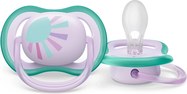 Philips Avent šidítko Ultra Air 0–6 m sluníčko