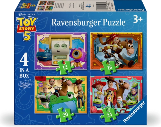 Ravensburger Puzzle Toy Story: Příběh hraček 4 v 1 (12–24 dílků)