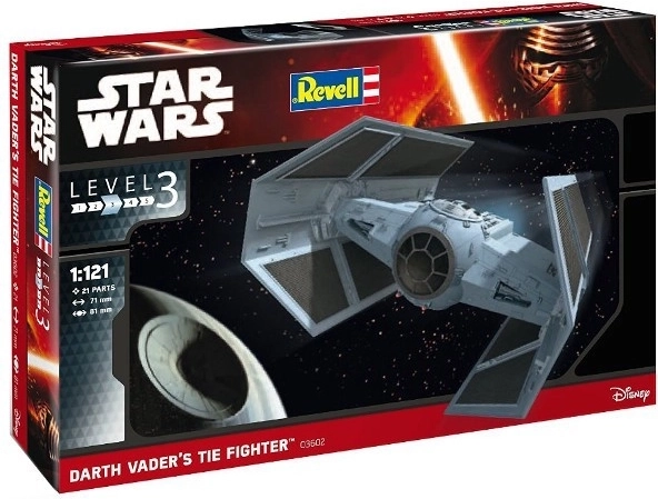 Stavebnice modelu TIE fighteru Dartha Vadera 1:121 – REVELL STAR WARS