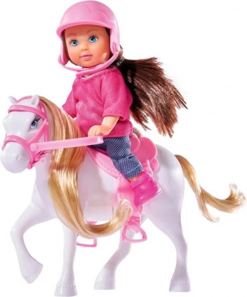 Panenka EVI s koněm