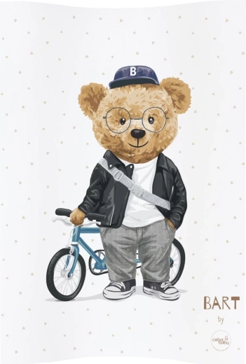 Měkká přebalovací podložka 2hranná 48 × 70 Fluffy Puffy medvídek