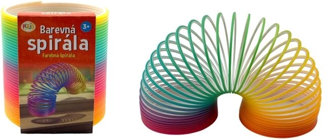 Barevná spirála PLEJO – magický schodišťový akrobat