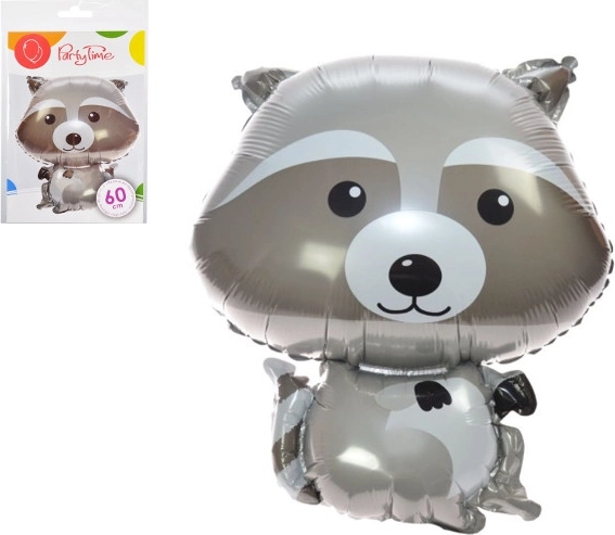 Fóliový balónek mýval – lesní zvířátko, 60 cm
