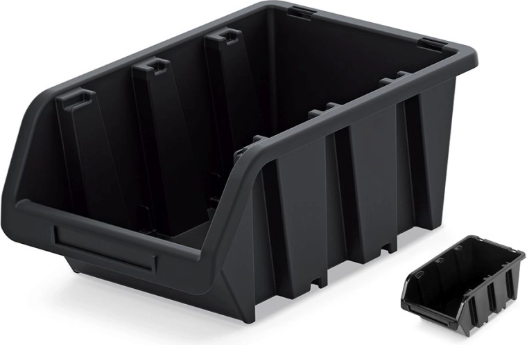 Plastový úložný box Truck 7 l, černý, 290 × 200 × 150 mm