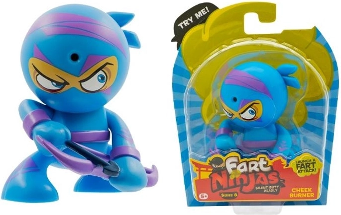 Fart Ninjas figurka se zvukem Cheek burner
