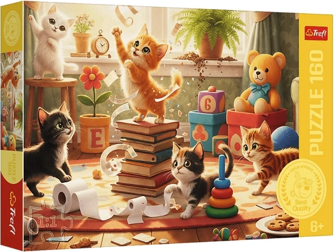 Trefl puzzle Kocie psoty 160 dílků