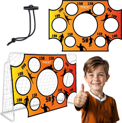 Neo-Sport střelecká plachta na fotbalovou branku 215 × 150 cm