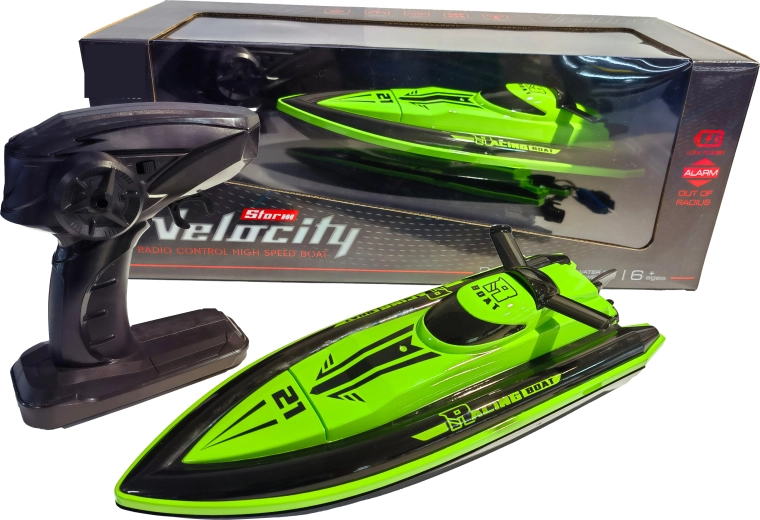 RC závodní člun High Speed 1:16 zeleno-černý Velocity 21