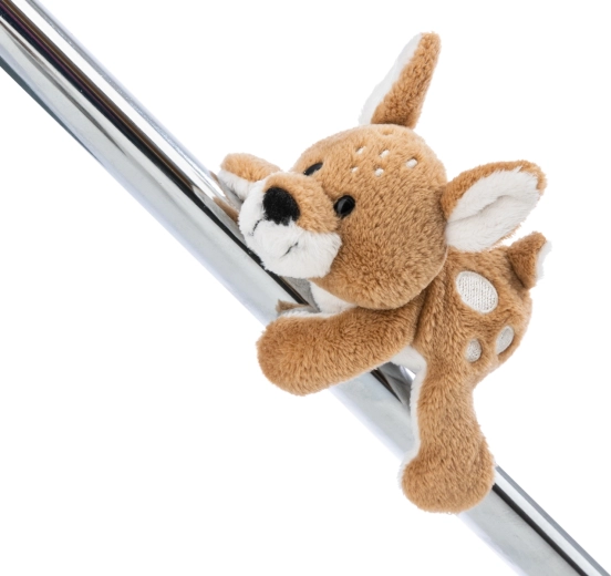 Nici magnetická plyšová srnečka René 12 cm – Green