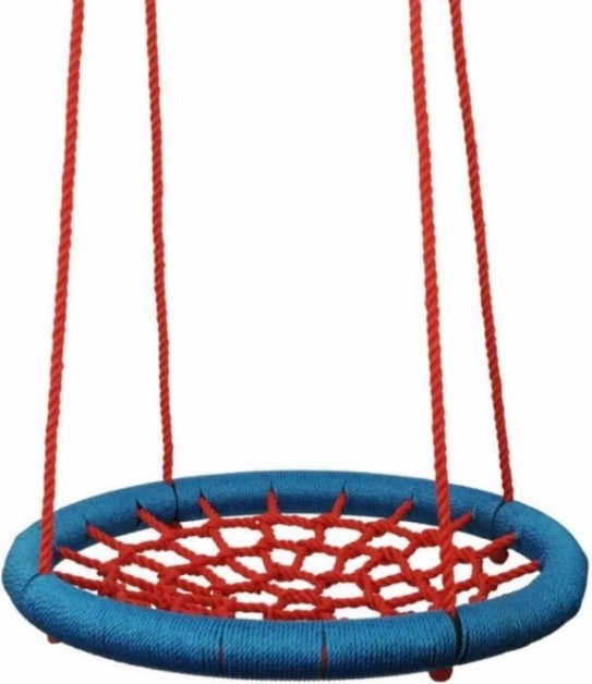 Woody houpací kruh červeno‑modrý, průměr 100 cm