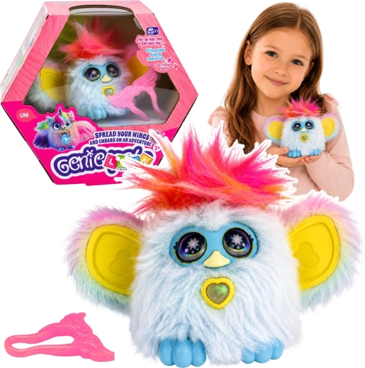 Interaktivní stvoření Genie Pets se světly, zvuky a přívěskem