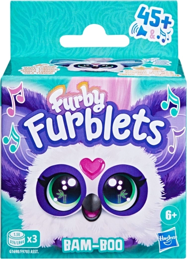 Hasbro Furby Furblet Bam-Boo interaktivní mini panda klíčenka