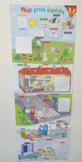 Motivační plakát Moje první úspěchy se samolepkami
