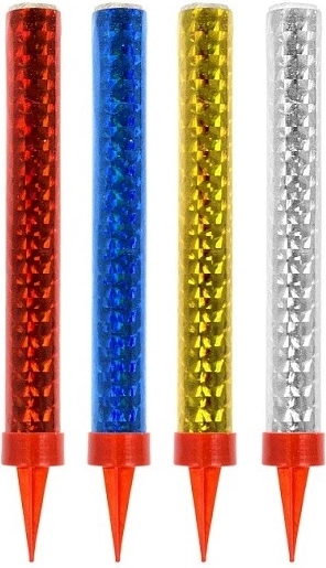 Barevná párty fontána 12 cm, 4 ks