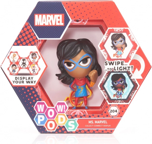 WOW PODS Marvel – Kapitánka Marvel svítící sběratelská figurka