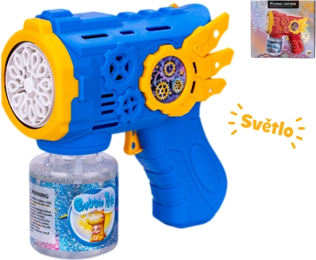 Bublifuková pistole se světelnými efekty 13 cm