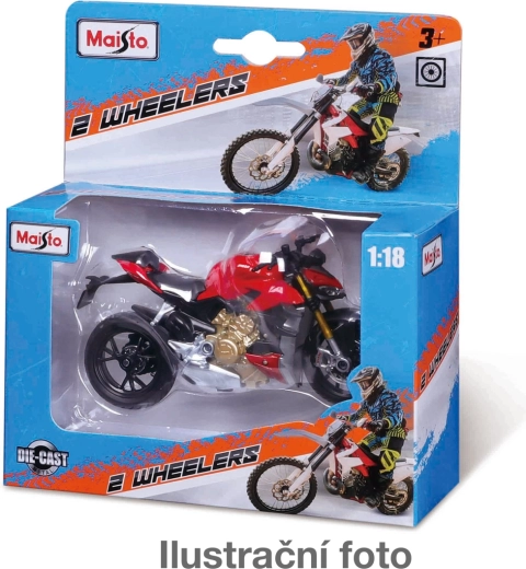 Maisto Wheelers kovový model motocyklu 1:18