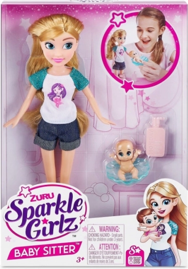 Zuru Sparkle Girlz baby sitter panenka