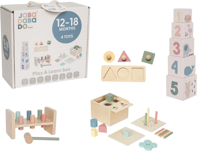 Jabadabado box hra a učení 12–18 měsíců