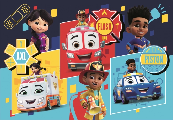 Clementoni puzzle firebuds maxi 24 dílků