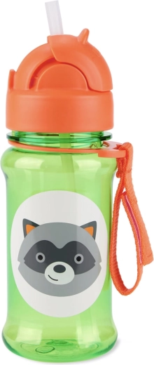 Skip Hop Zoo tritanová láhev s brčkem medvídek mýval 355 ml