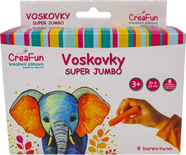 Voskovky Super Jumbo 8 barev SPARKYS