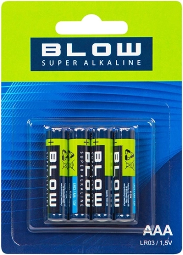 BLOW super alkalické baterie AAA (LR3) 4 ks