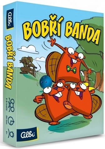 Bobří banda – rodinná karetní hra od ALBI