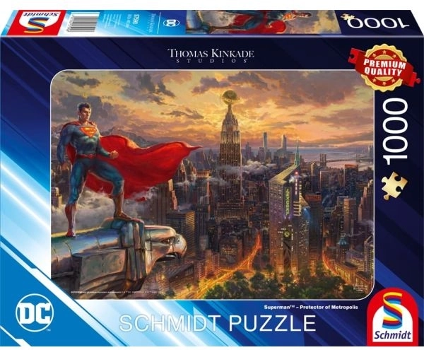 Thomas Kinkade Collection Superman: ochránce Metropolis - puzzle 1000 dílků