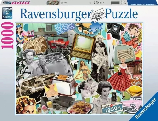 Puzzle 1000 dílků 50. léta Ravensburger