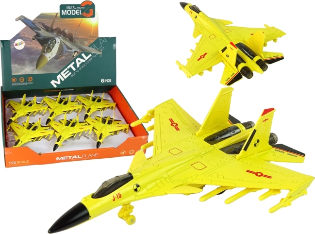 Žluté třecí stíhací letadlo 1:72