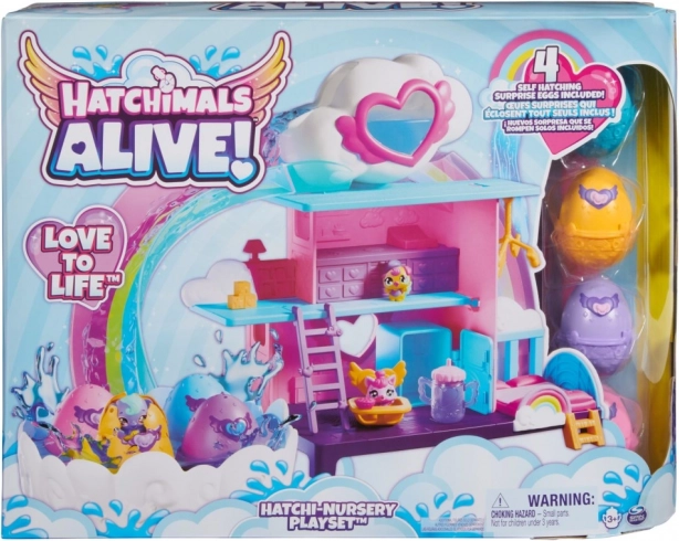 Hatchimals hrací sada Duhový svět líhnutí ve vodě