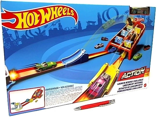 Hot Wheels skok do cíle herní set