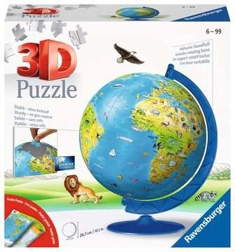 Ravensburger dětský glóbus – 3D Puzzle Ball 180 dílků