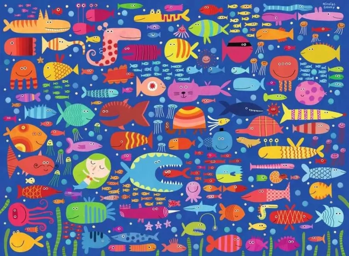 Ravensburger Puzzle Rybí kamarádi XXL 200 dílků