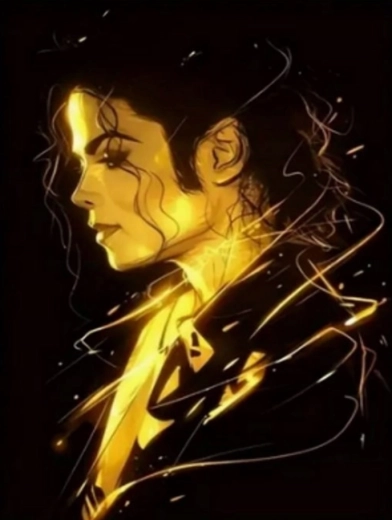 Malování podle čísel Michael Jackson 40 × 50 cm