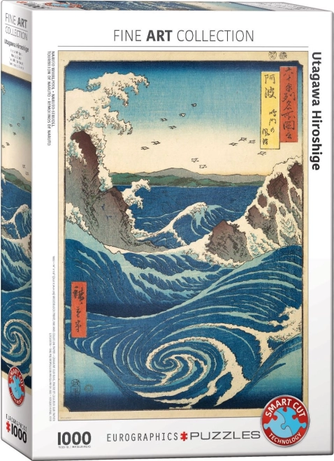Eurographics Puzzle Utagawa Hiroshige: Naruto vlny 1000 dílků