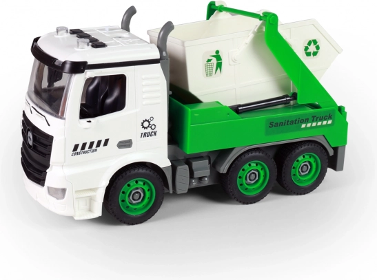 Šroubovací kontejnerové auto se světly a zvuky