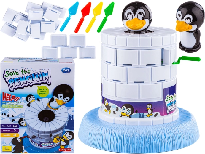 Zručnostní hra Save the Penguin – zachraň pingvína