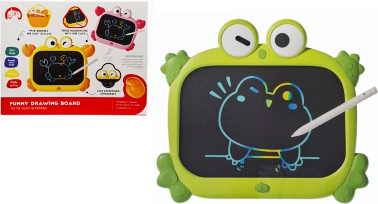LCD kreslicí tablet ve tvaru žabky