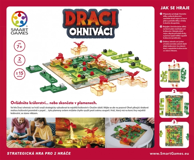 SmartGames draci ohniváci – strategická desková hra pro 2 hráče