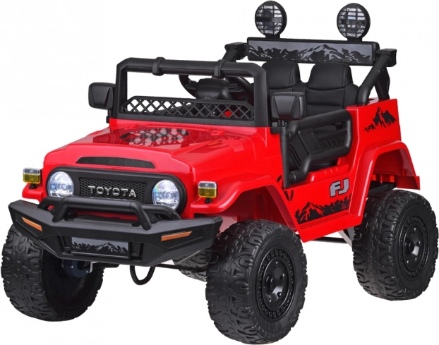 Elektrické autíčko Toyota FJ Cruiser pro děti – Červená