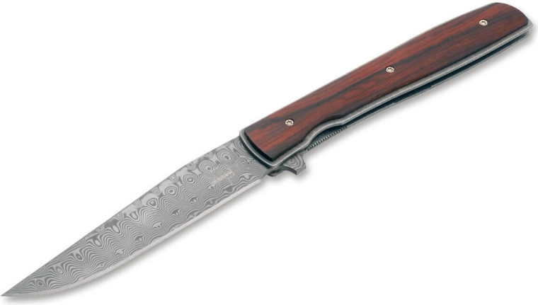 Böker Plus Urban Trapper Cocobolo Damascus zavírací nůž 8,8 cm