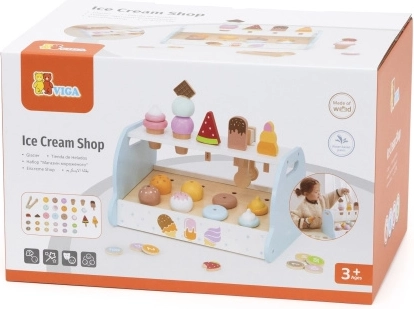 Viga PolarB dřevěná mini zmrzlinárna a cukrárna