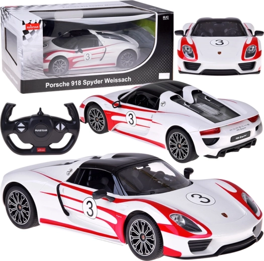 Rastar RC auto Porsche 918 Spyder 1:14 – Weissach