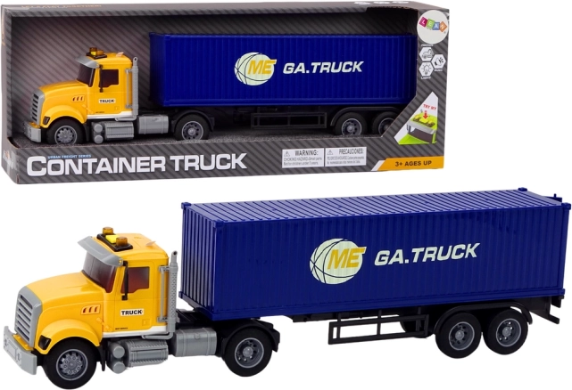 Nákladní auto s návěsem s efekty a pohonem