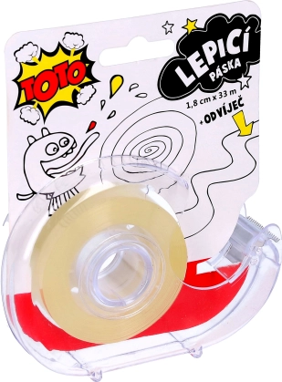 Lepící páska s odvíječem 1,8 cm x 33 m