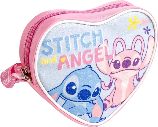 Dětská kabelka Disney Stitch ve tvaru srdce přes rameno